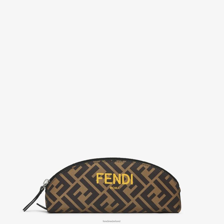 kinderen accessoires Fendi 0J62L2937 nylon etui met all-over ff mode