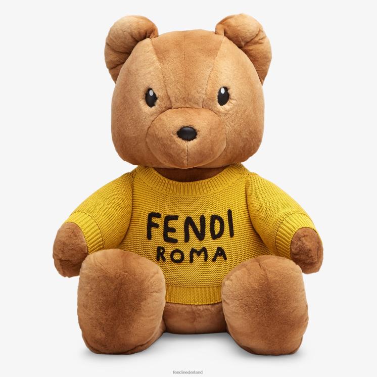 kinderen accessoires Fendi 0J62L2942 honingkleurige gigantische teddybeer mode