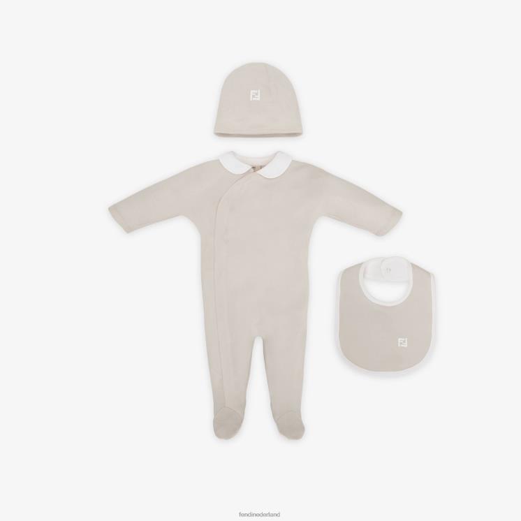 kinderen kleding Fendi 0J62L2786 jersey babyset mode