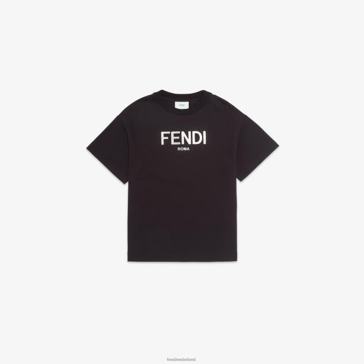 kinderen kleding Fendi 0J62L2867 jersey junior t-shirt met print veelkleurig