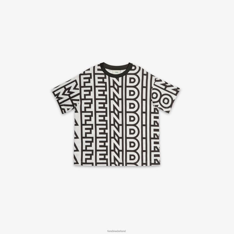 kinderen kleding Fendi 0J62L2870 tweekleurig mini-me-t-shirt van Marc Jacobs veelkleurig