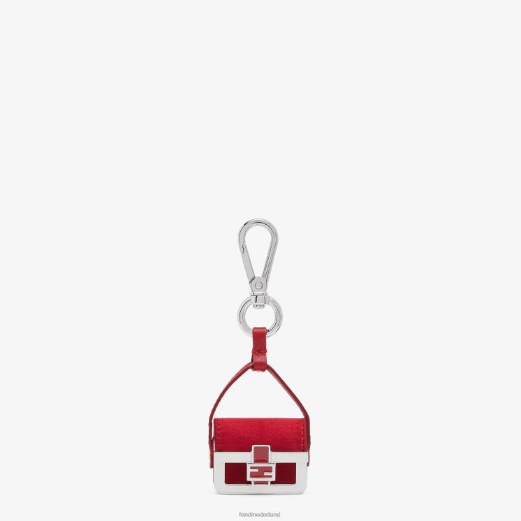 Heren accessoires Fendi 0J62L2461 zijden charme rood