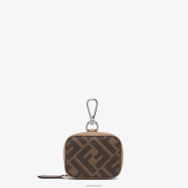 Heren accessoires Fendi 0J62L2493 Leren omslag beige