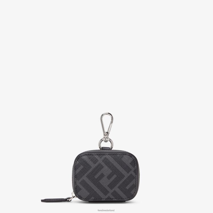 Heren accessoires Fendi 0J62L2497 Leren omslag zwart