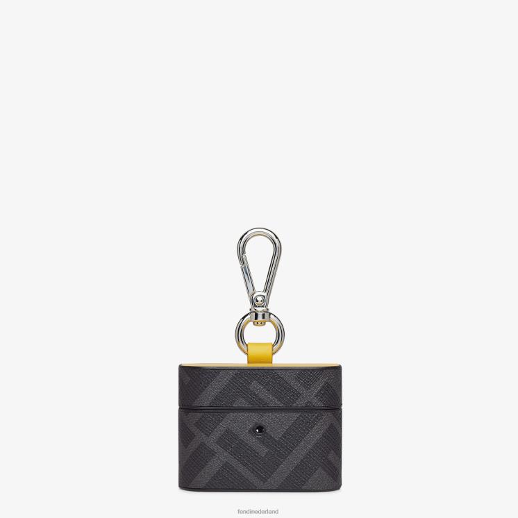 Heren accessoires Fendi 0J62L2523 stoffen hoesje zwart