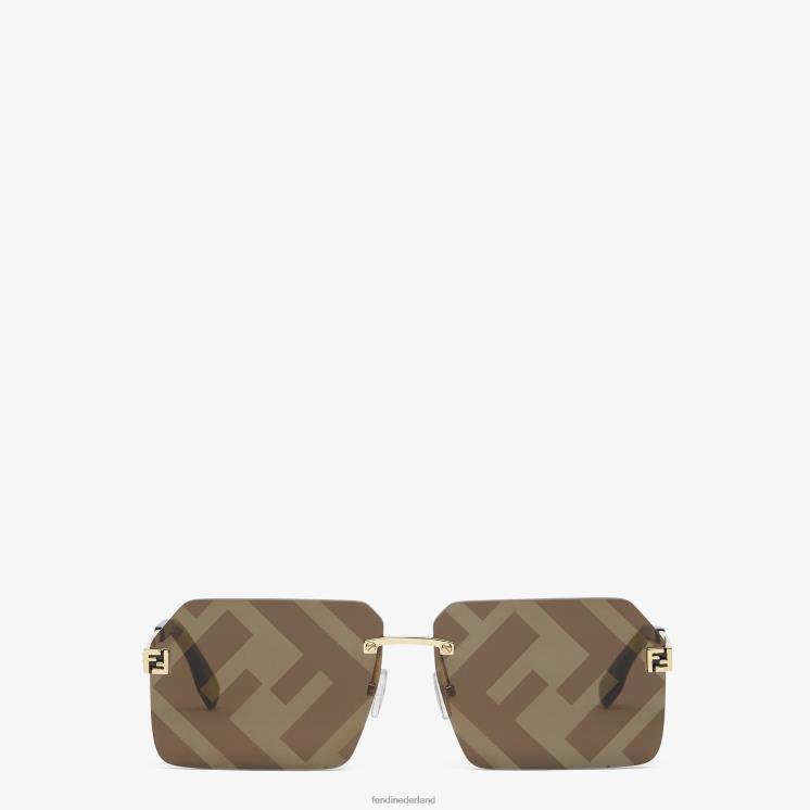 Heren accessoires Fendi 0J62L2505 modeshow zonnebril mode