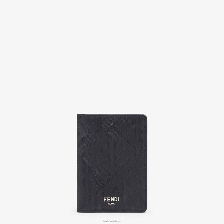 Heren accessoires Fendi 0J62L2599 ff lederen kaarthouder zwart