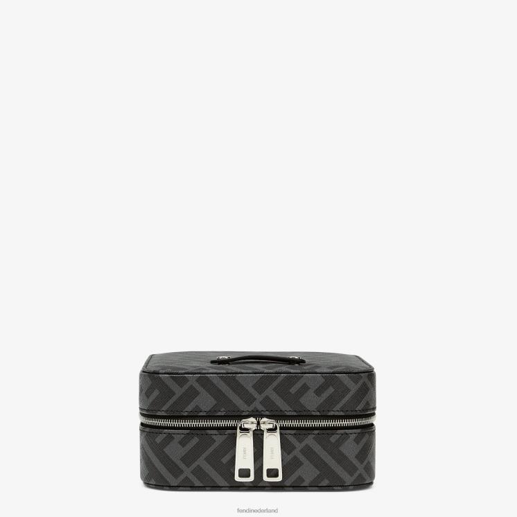 Heren accessoires Fendi 0J62L2514 mode-sieradendoosje in pu grijs