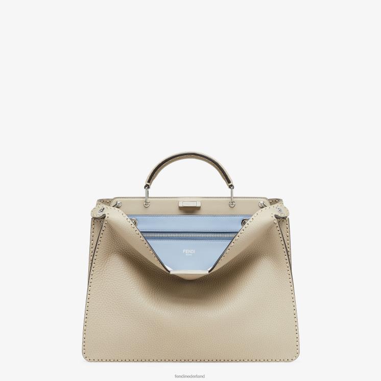 Heren accessoires Fendi 0J62L1832 Selleria tas beige