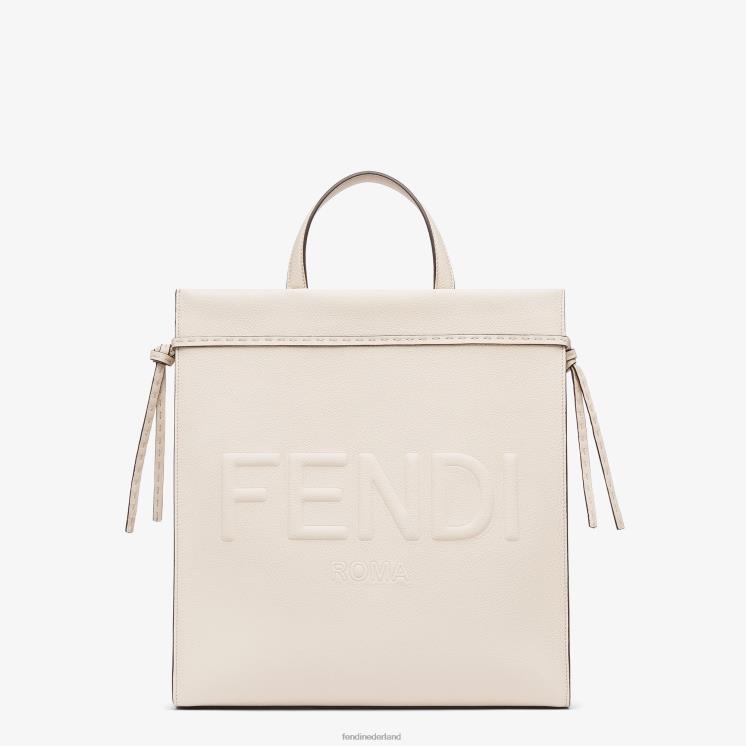 Heren accessoires Fendi 0J62L1870 medium ga naar leren shoppertas beige