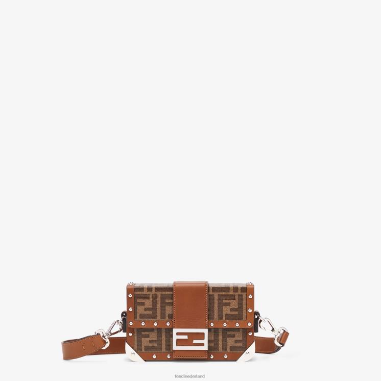 Heren accessoires Fendi 0J62L1902 stoffen tas bruin