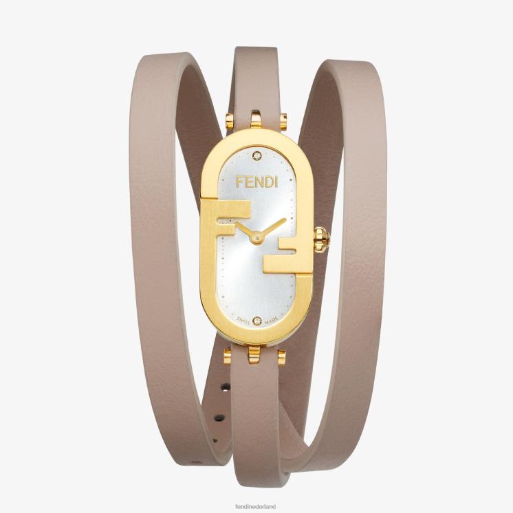 vrouwen accessoires Fendi 0J62L31 14,80 x 28,30 mm - ovaal horloge met o'lock-logo mode