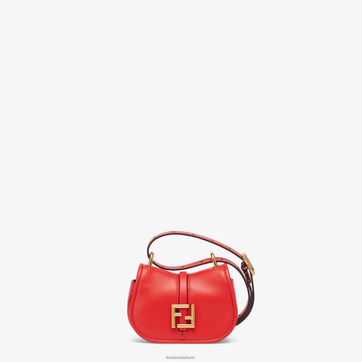 vrouwen accessoires Fendi 0J62L13 kom op nano-leren charme rood