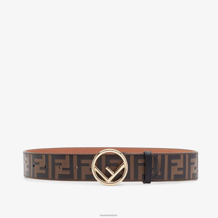 vrouwen accessoires Fendi 0J62L268 ff leren riem veelkleurig