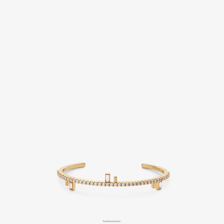 vrouwen juwelen Fendi 0J62L1722 eerste armband goud