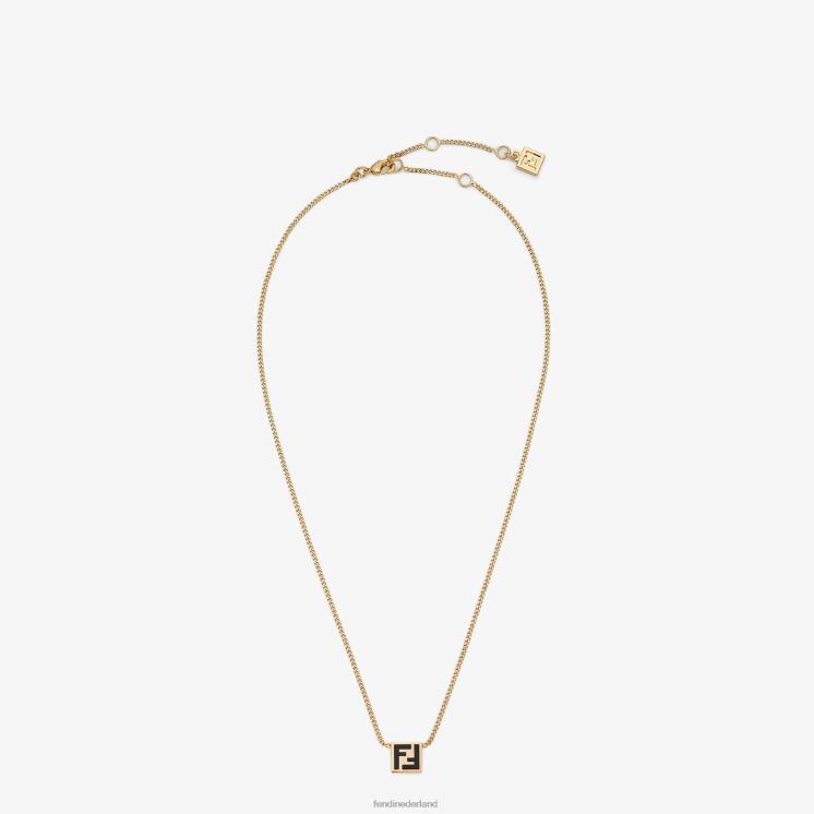 vrouwen juwelen Fendi 0J62L1653 voor altijd ketting goud