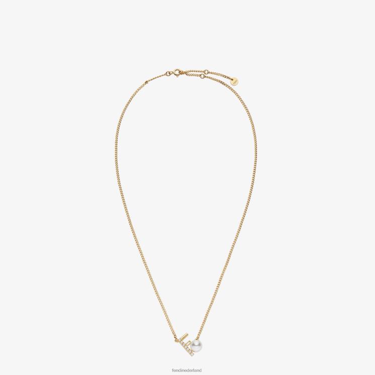 vrouwen juwelen Fendi 0J62L1713 eerste ketting goud