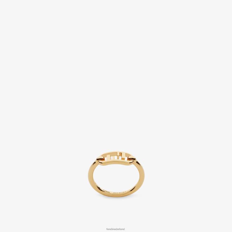 vrouwen juwelen Fendi 0J62L1658 o'lock ringring goud