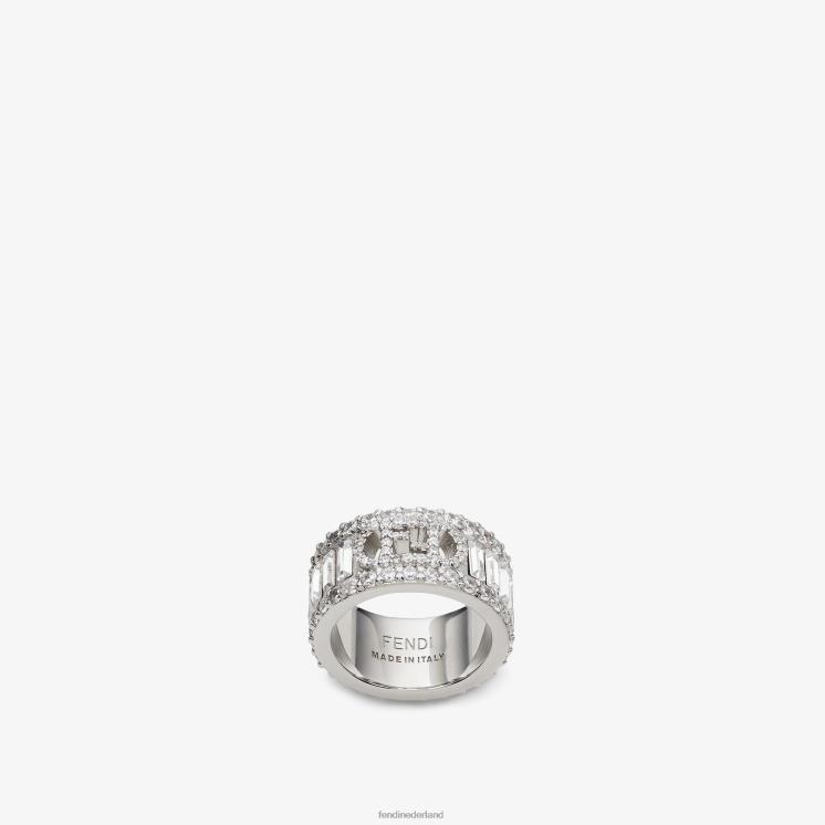 vrouwen juwelen Fendi 0J62L1697 o'lock ringring zilver