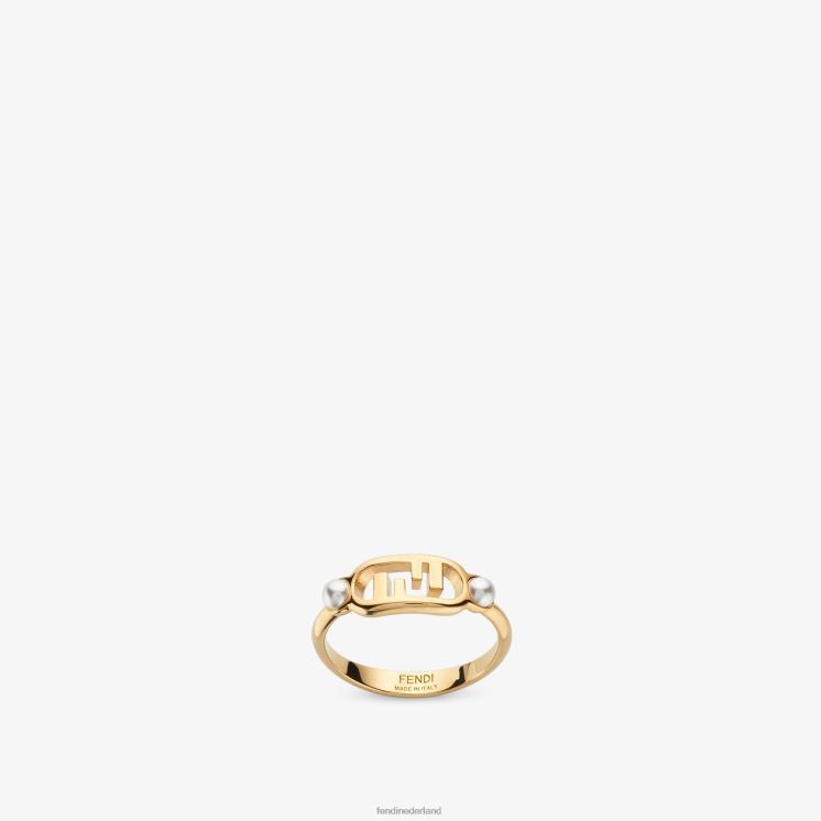 vrouwen juwelen Fendi 0J62L1709 o'lock ringring goud