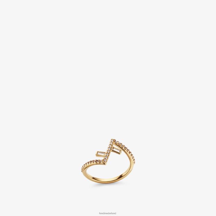 vrouwen juwelen Fendi 0J62L1720 eerste ring goud