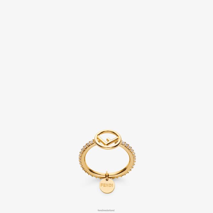 vrouwen juwelen Fendi 0J62L1758 ringen ring goud