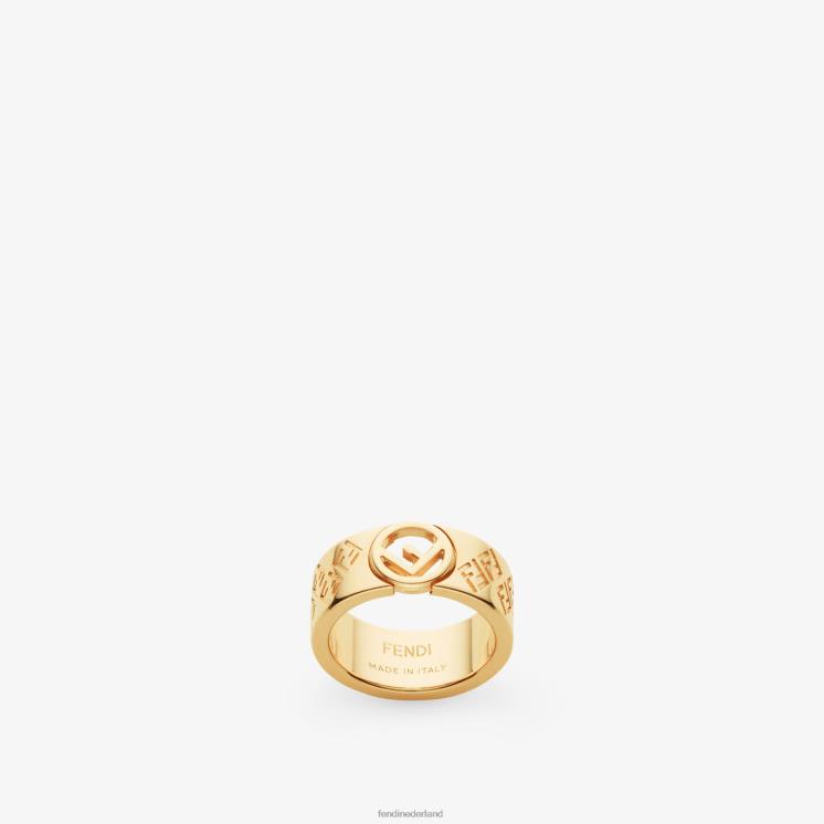 vrouwen juwelen Fendi 0J62L1765 ff ringring goud