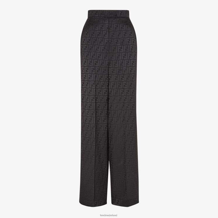 vrouwen kleding Fendi 0J62L996 zijden broek zwart