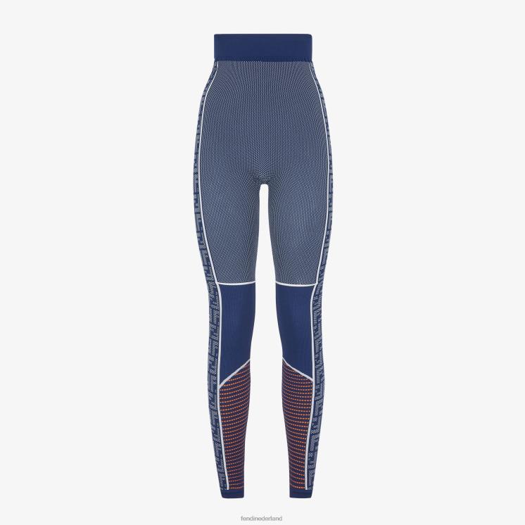 vrouwen kleding Fendi 0J62L1166 naadloze legging blauw