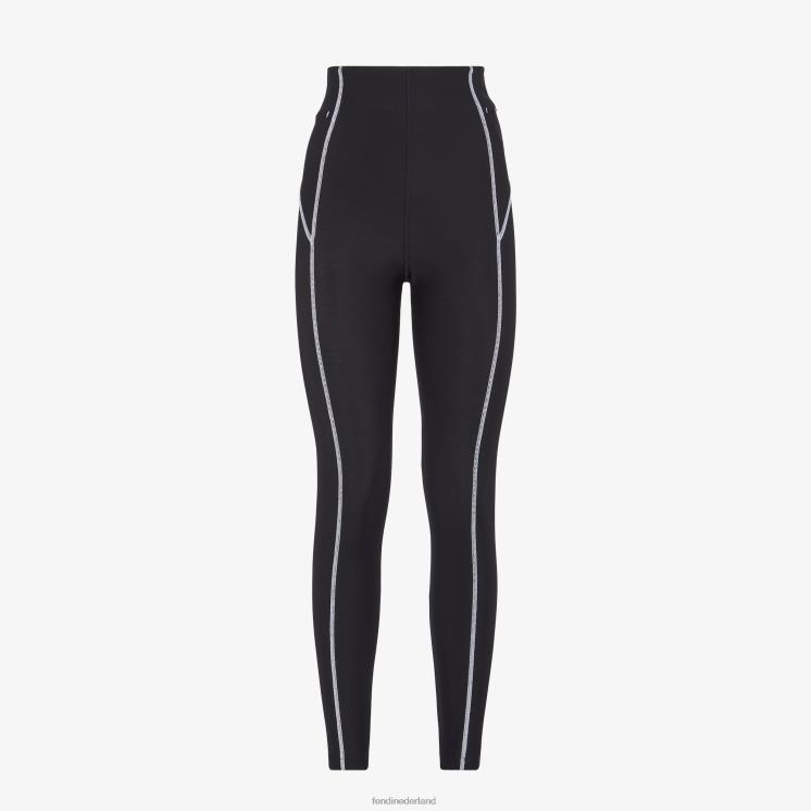 vrouwen kleding Fendi 0J62L1175 lycra-legging zwart