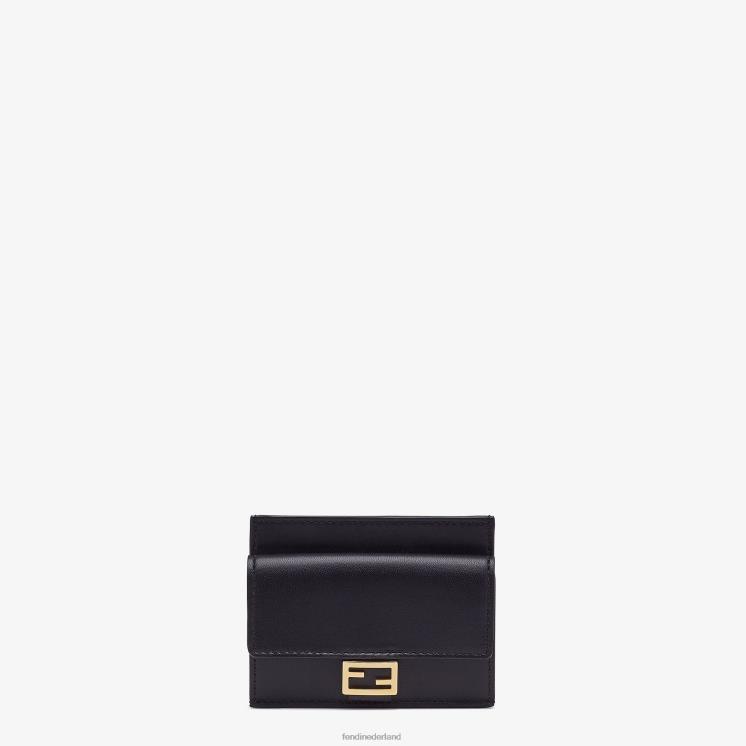 vrouwen accessoires Fendi 0J62L1426 Kaarthouder van nappaleer zwart