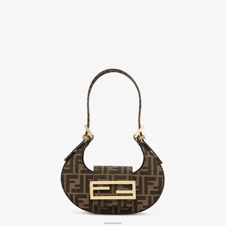 vrouwen accessoires Fendi 0J62L587 ff stoffen minitasje veelkleurig