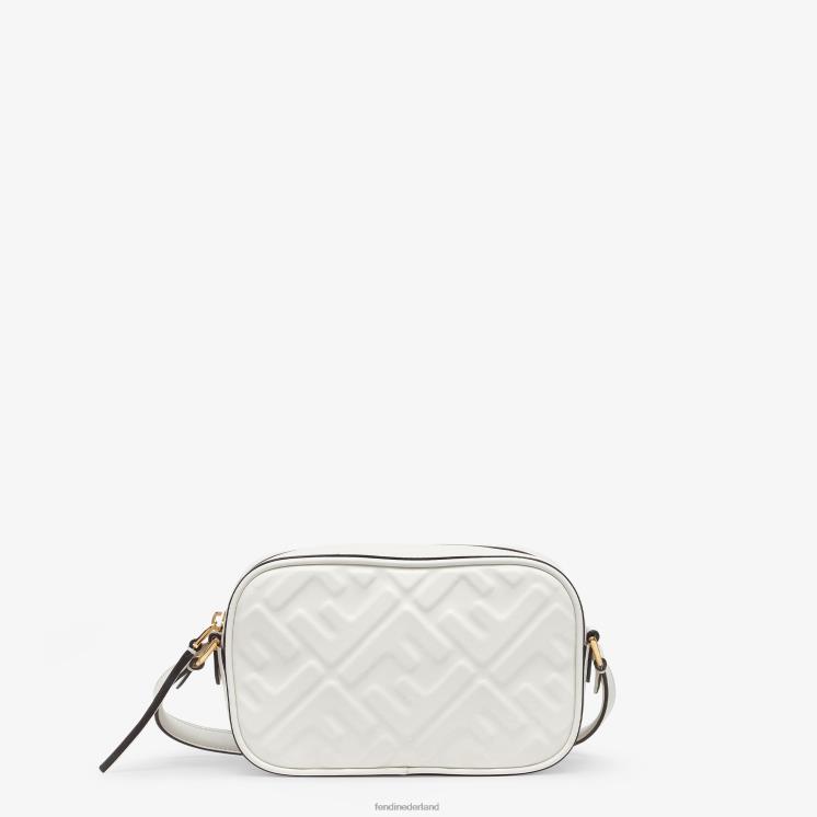 vrouwen accessoires Fendi 0J62L670 leren mini-tasje wit