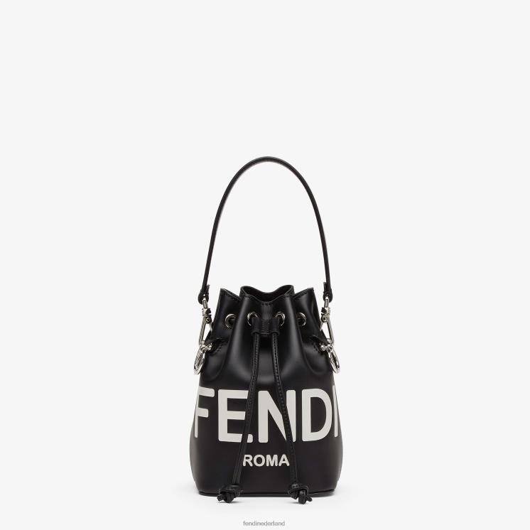 vrouwen accessoires Fendi 0J62L679 Mon Tresor leren minitasje zwart