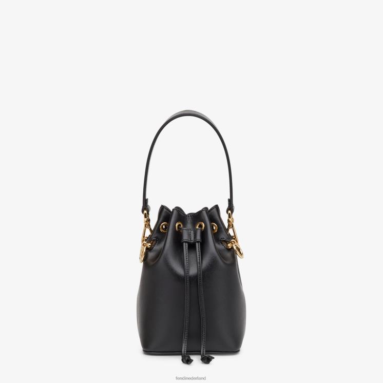 vrouwen accessoires Fendi 0J62L882 Mon Tresor leren minitasje zwart