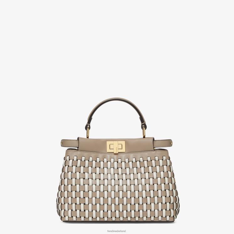 vrouwen accessoires Fendi 0J62L607 duif geïnterlinieerde leren tas veelkleurig