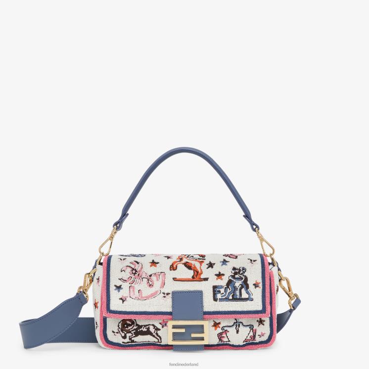 vrouwen accessoires Fendi 0J62L632 tas met astrologieborduurwerk veelkleurig