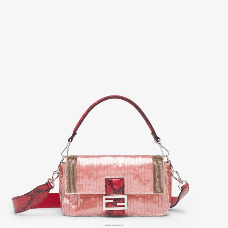 vrouwen accessoires Fendi 0J62L772 Heruitgavetas met pailletten roze