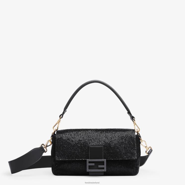 vrouwen accessoires Fendi 0J62L783 heruitgave tas met kralen zwart