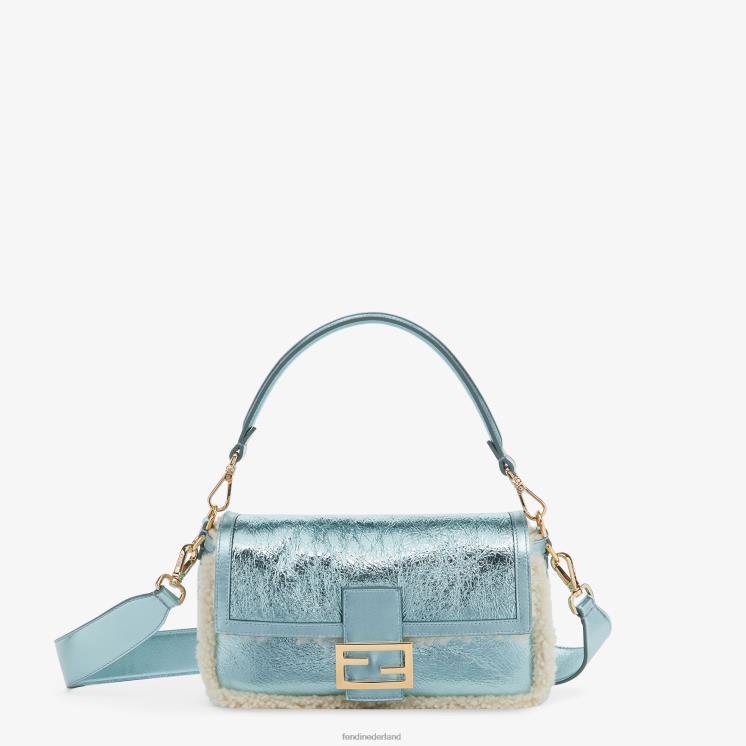 vrouwen accessoires Fendi 0J62L798 Heruitgavetas van lamme schapenvacht lichtblauw