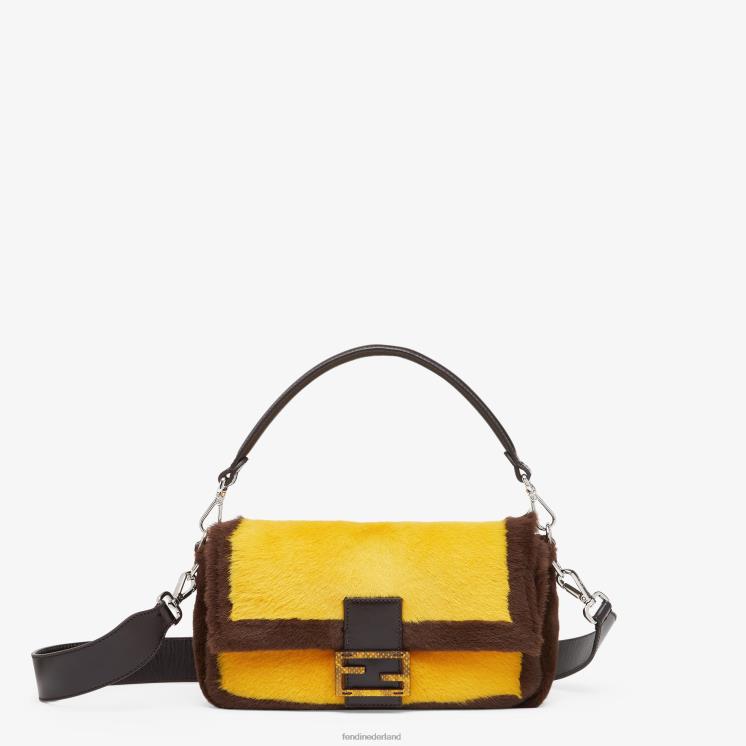 vrouwen accessoires Fendi 0J62L801 heruitgave tas in en schapenvacht veelkleurig