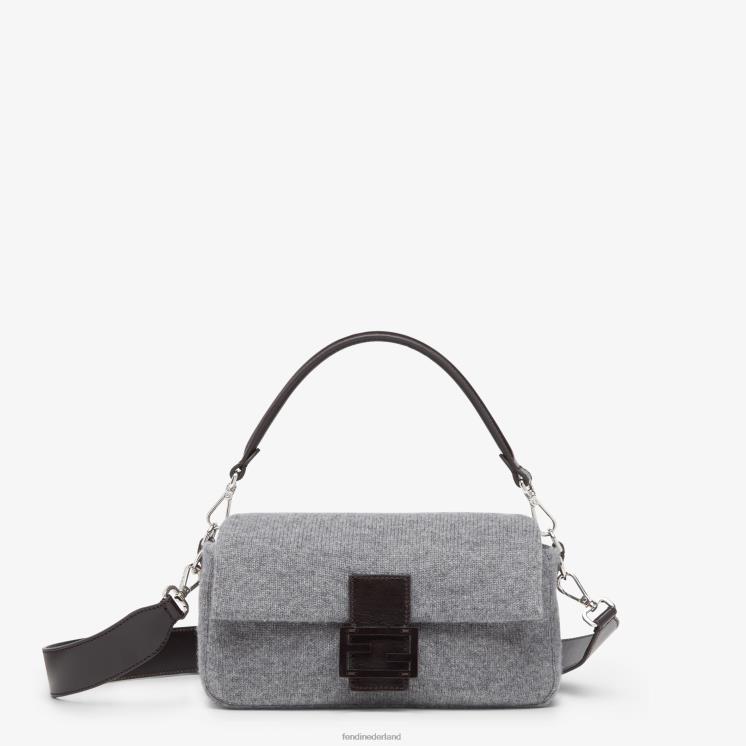 vrouwen accessoires Fendi 0J62L807 Heruitgavetas van kasjmier grijs