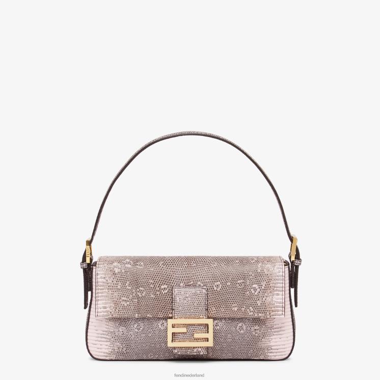 vrouwen accessoires Fendi 0J62L892 Heruitgave tas van hagedisleer roze