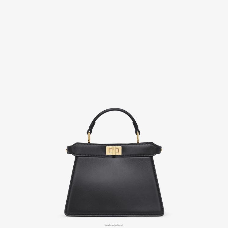 vrouwen accessoires Fendi 0J62L909 gewatteerde tas van nappaleer zwart