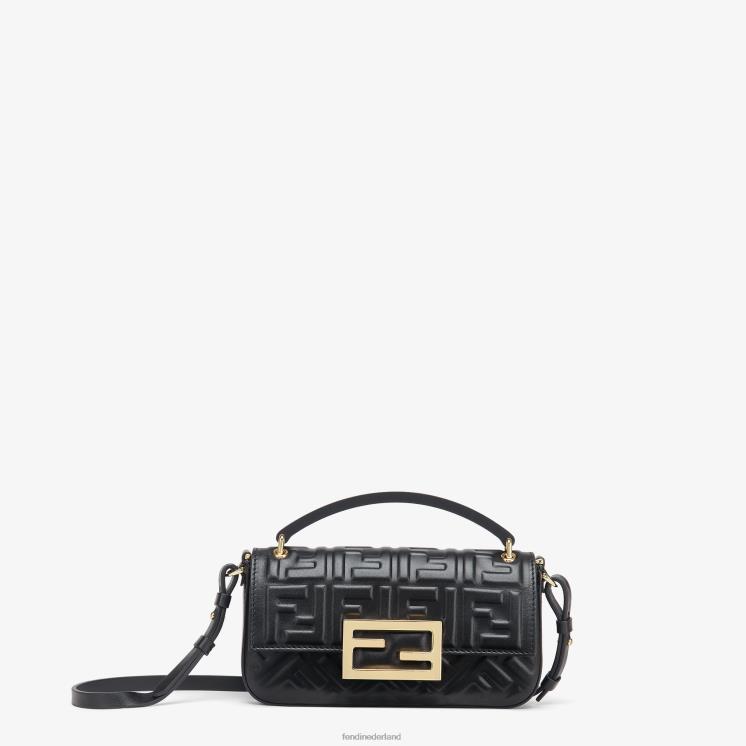 vrouwen accessoires Fendi 0J62L676 nappa lederen etui zwart