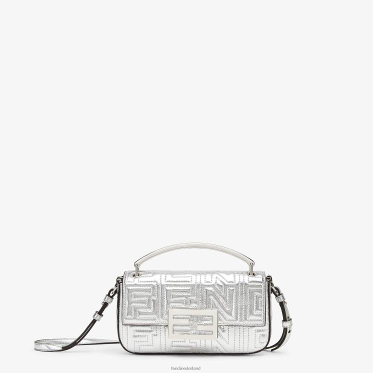 vrouwen accessoires Fendi 0J62L692 Leren tasje van Marc Jacobs zilver