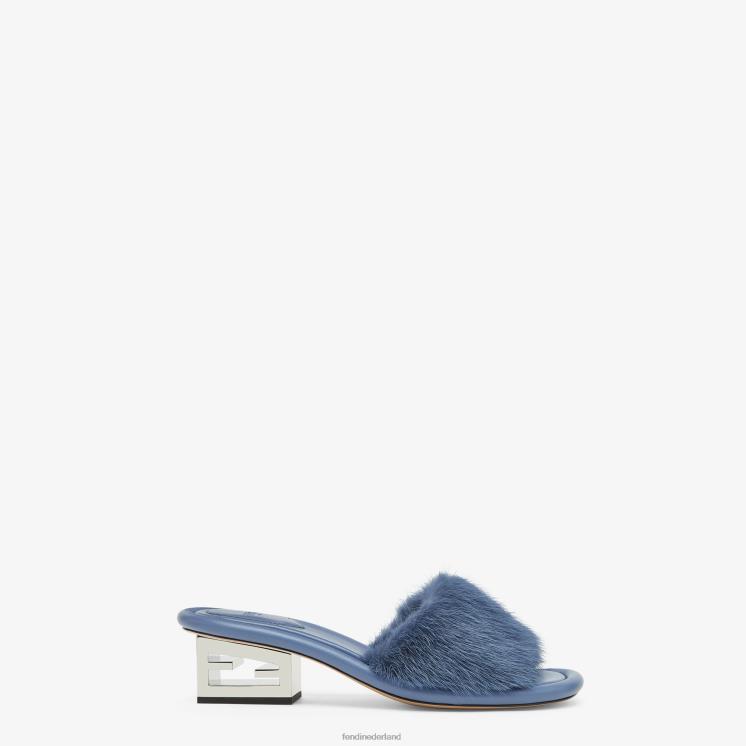 vrouwen schoenen Fendi 0J62L1321 nerts dia's blauw