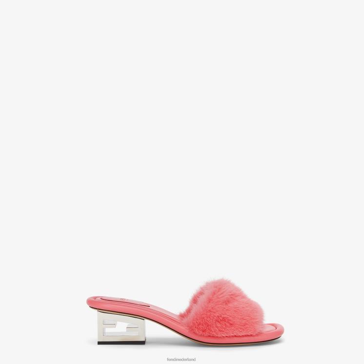 vrouwen schoenen Fendi 0J62L1322 nerts dia's roze