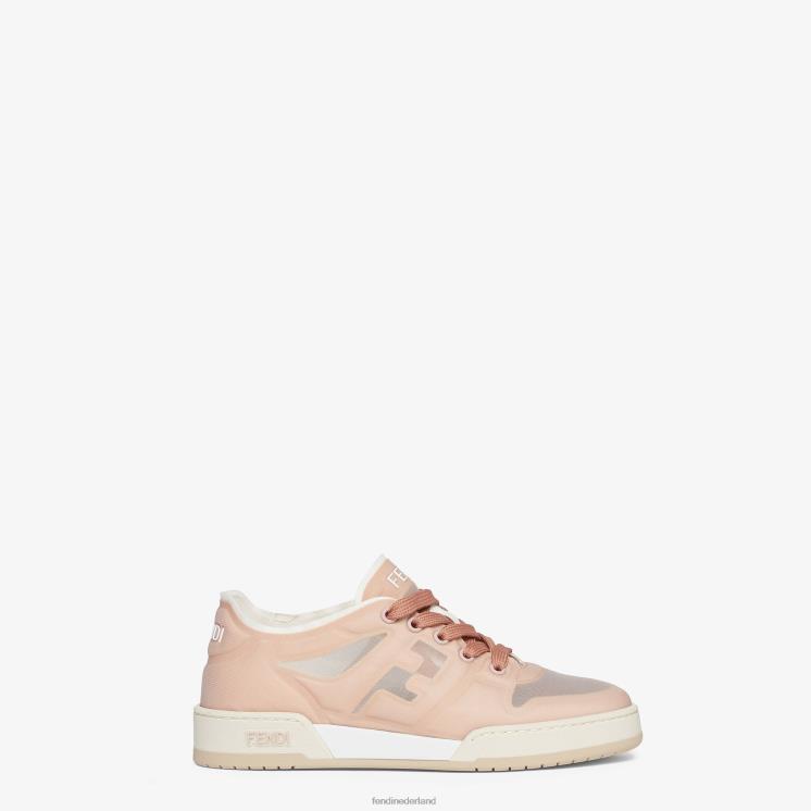 vrouwen schoenen Fendi 0J62L1401 lage mesh-topjes roze